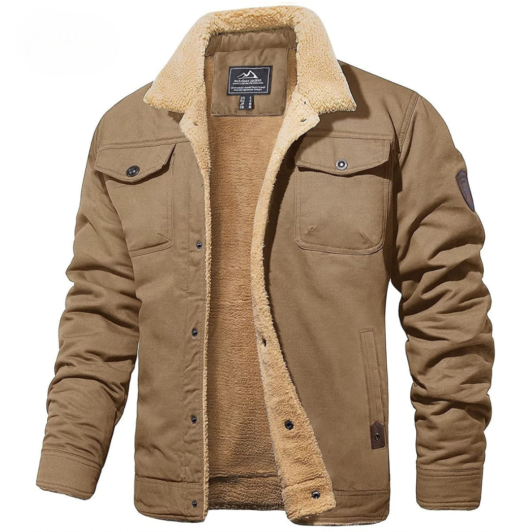 Evander | Men's Luxe Cargo Jacket with Long Sleeve