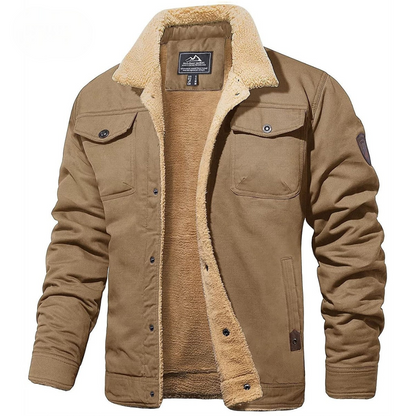 Evander | Men's Luxe Cargo Jacket with Long Sleeve