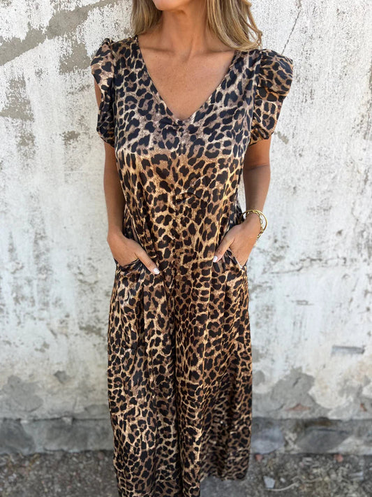Zayla | Women's Relaxed Chic Leopard Jumpsuit