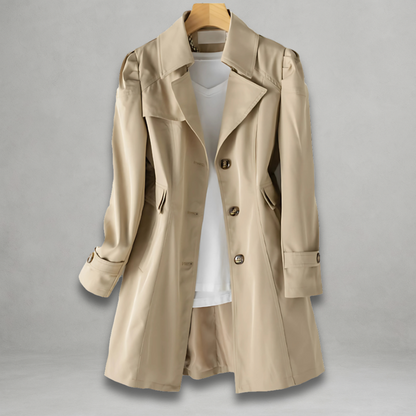 Daniela | Women's Chic Trench Coat with Pockets