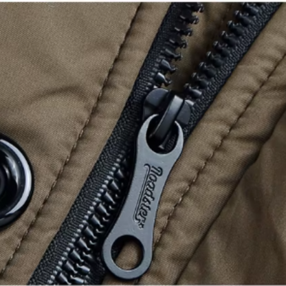 Men's Elegant Parkas Jacket with Long Sleeve