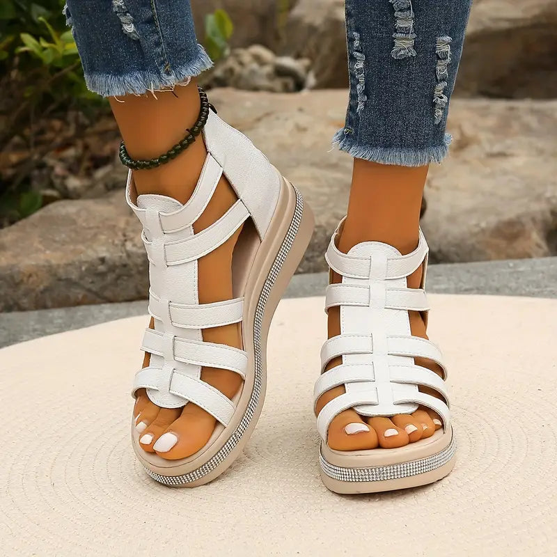 Neri | Women's Cushioned Open-Toe Elegant Orthopedic Sandals
