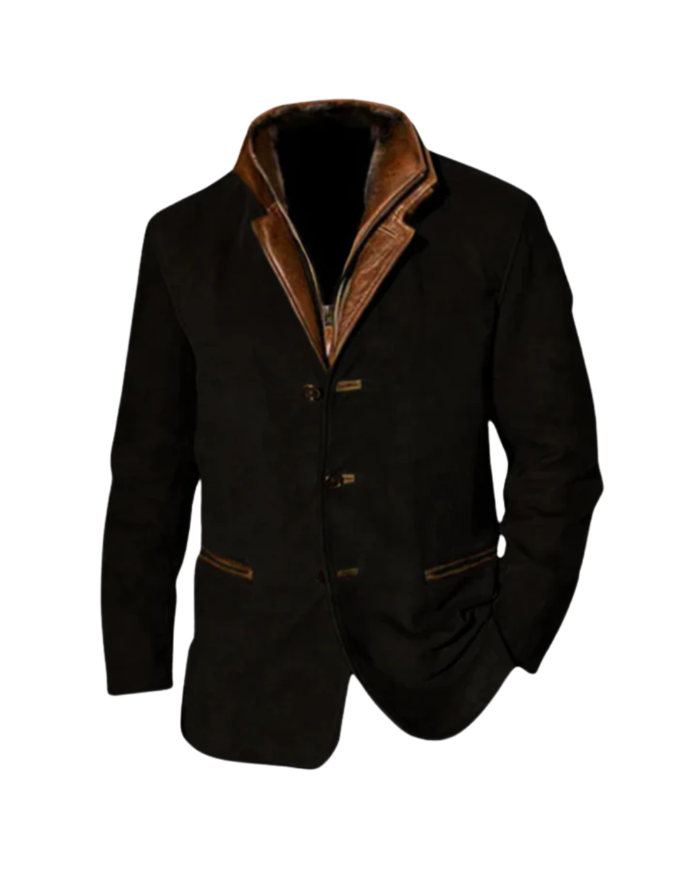 Men's Vintage Jacket with Long Sleeve