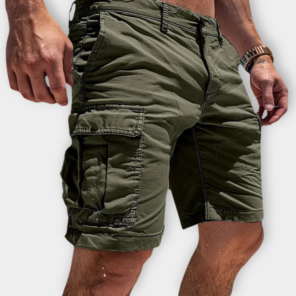 Tharnulf | Men's Cargo Shorts with Flap Pockets