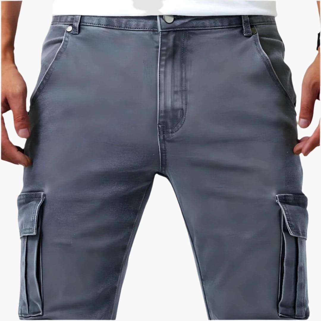 Samuel | Men's Stretch Cargo Trousers with Pockets