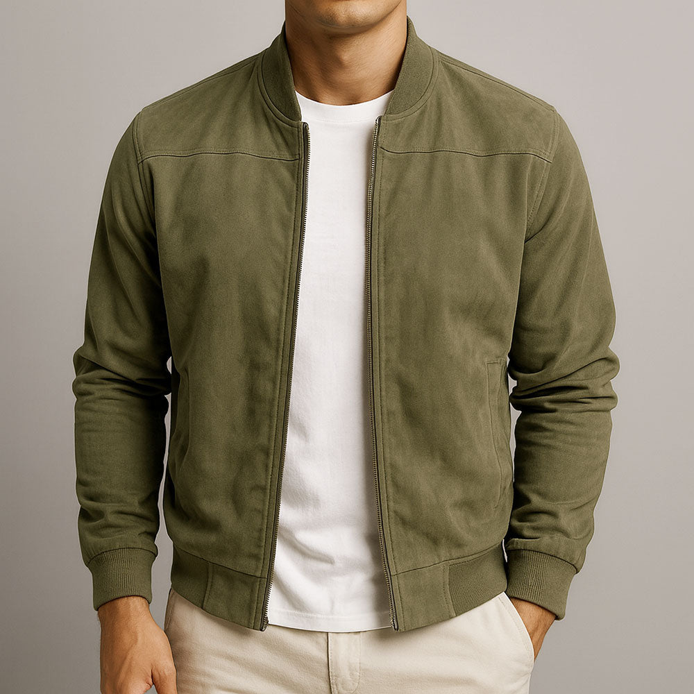 Marius | Men's Classic Urban Jacket with Round Neck
