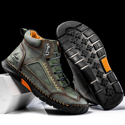 Moritz | Men's Orthopedic Lace-Up High Top Shoes with Arch Support