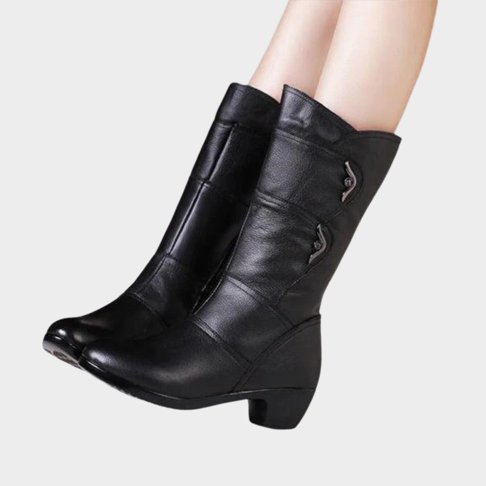 Rylee | Women's Cushioned Zip-Up Ankle Boots