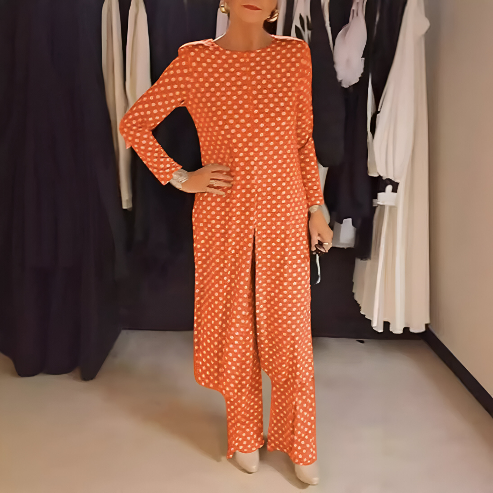 Marcella | Women's Relaxed Polka Dot Chic Set
