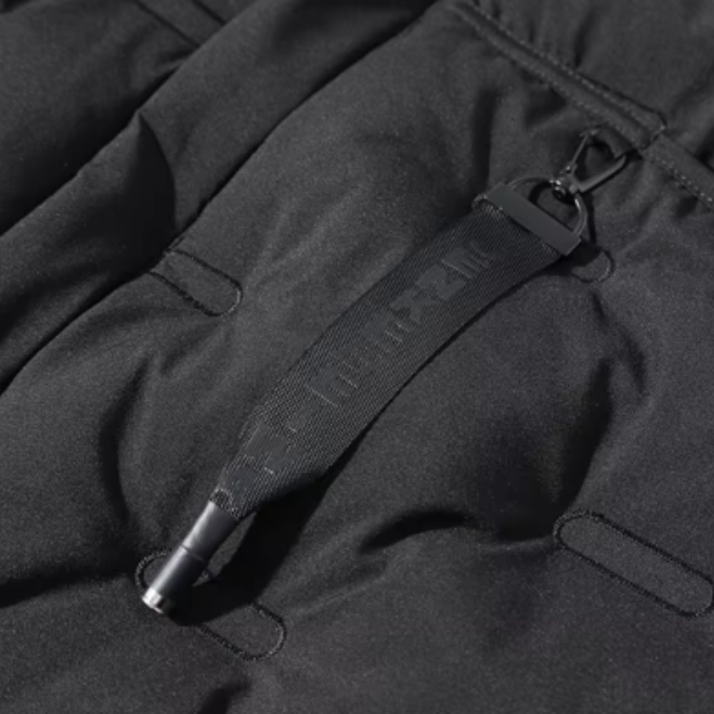 Men's Long Winter Jacket with Long Sleeve
