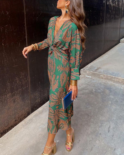 Giulia | Women's Elegant Dress with Long Sleeve