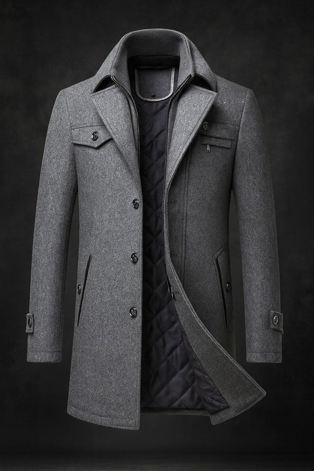 Men's Fairmont Overcoat Jacket with Pockets