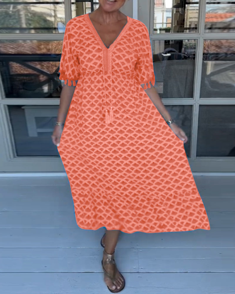 Tina | Women's Printed Casual Midi Dress