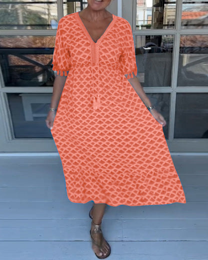 Tina | Women's Printed Casual Midi Dress