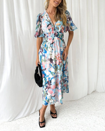 Elvira | Women's Long Boho Style Maxi Dress