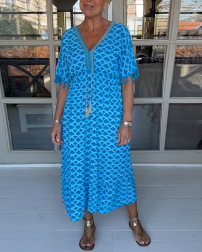 Tina | Women's Printed Casual Midi Dress