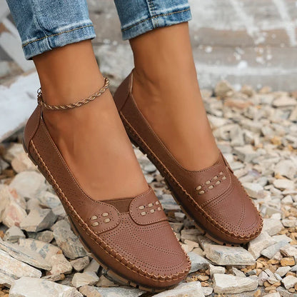 Paulette | Women's Cushioned Slip-On Chic Orthopedic Footwear with Arch Support