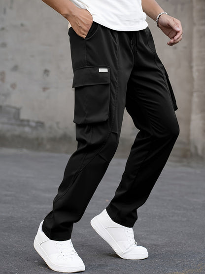 Sandro | Men's Casual Cargo Trousers with Pockets