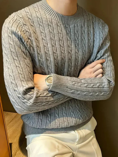 Men's Brit & Boho | Cable Jumper with Long Sleeve
