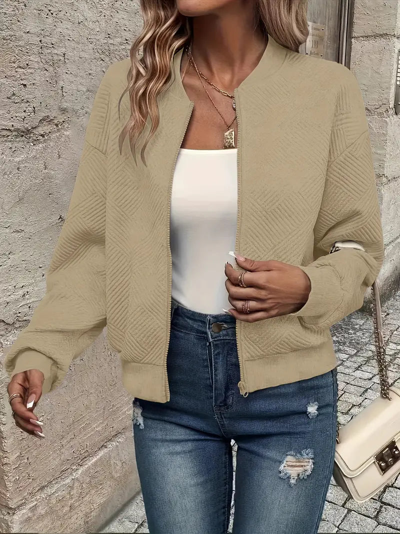 Isla | Women's Relaxed Lightweight Zip-Up Jacket