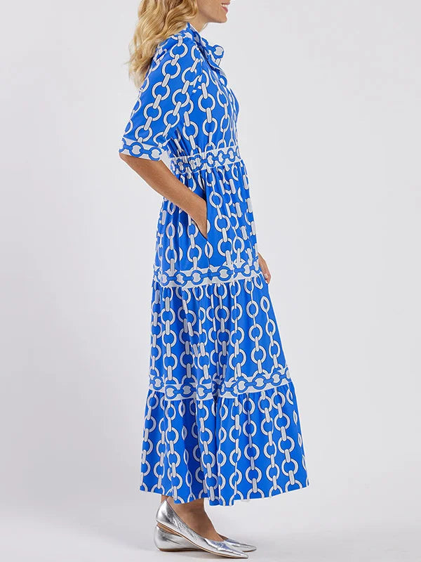 Juliette | Women's Chain Link Midi Dress