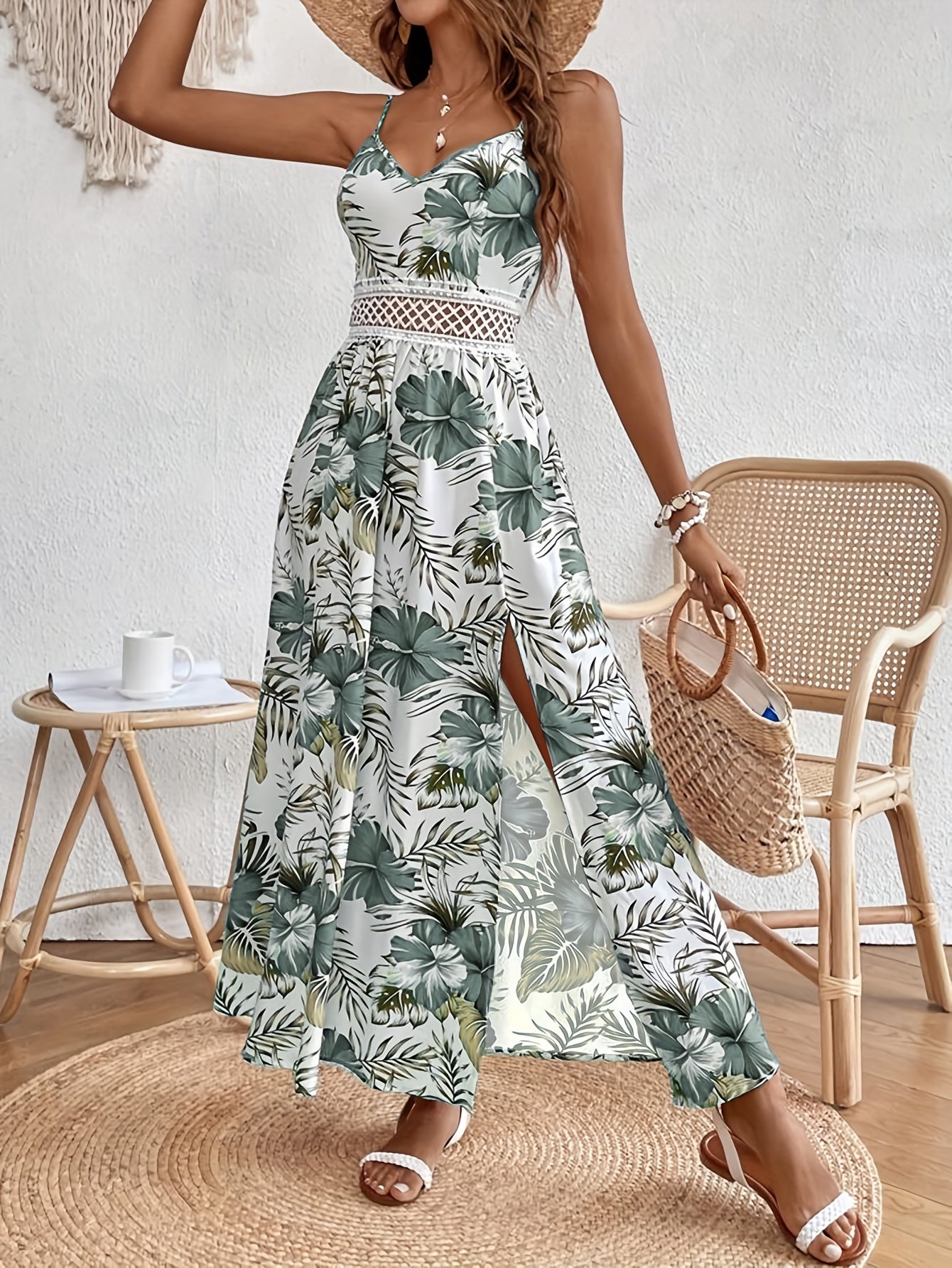 Victoria | Women's Elegant Floral Maxi Dress