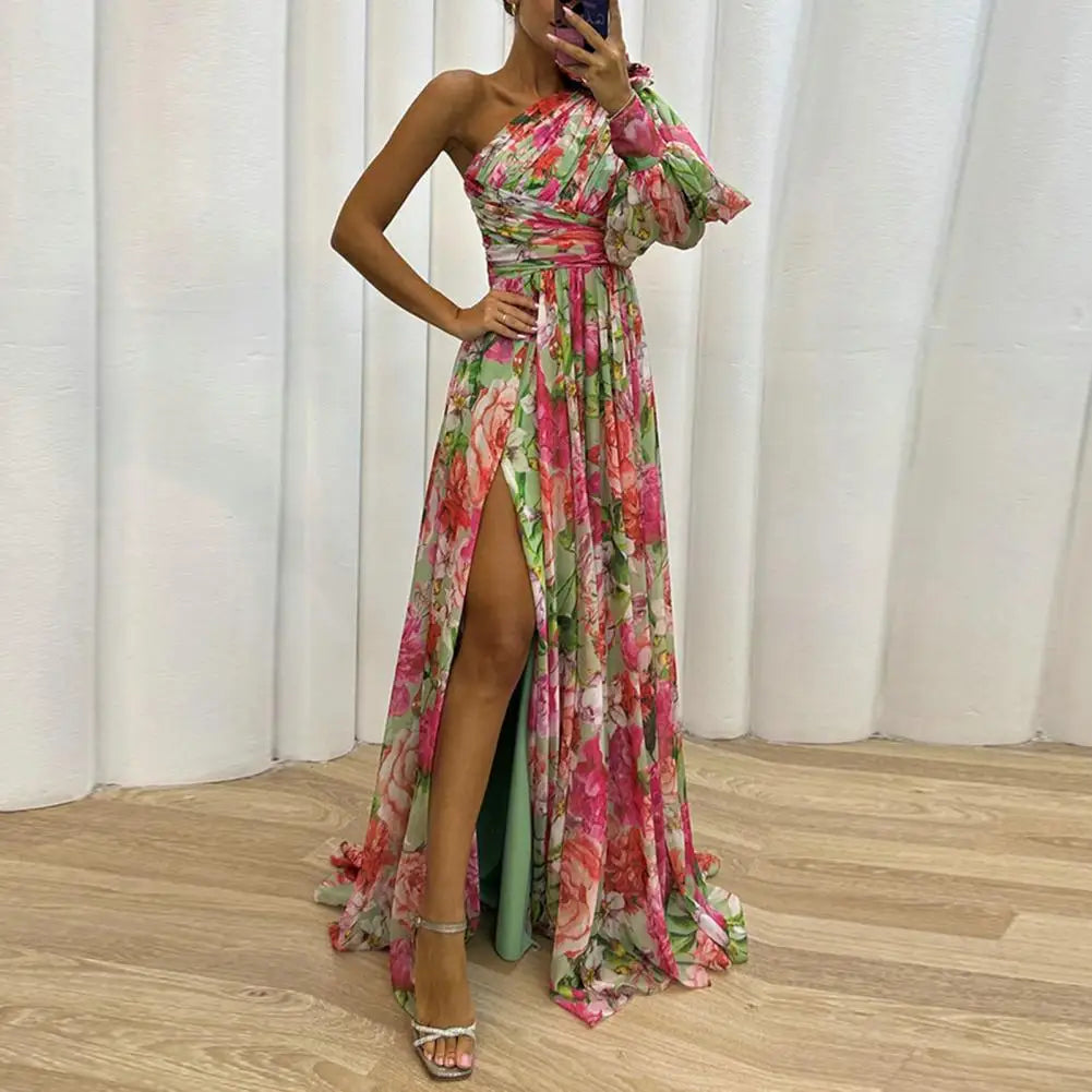 Lila | Women's One-Shoulder Maxi Dress