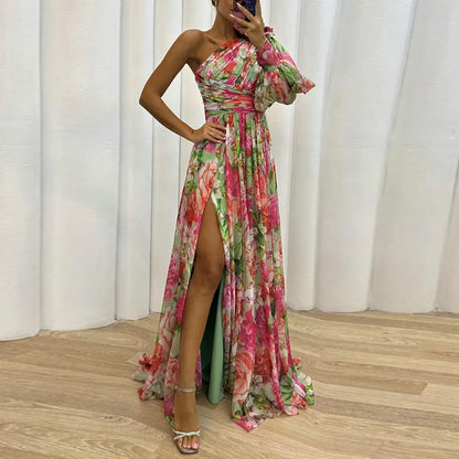 Lila | Women's One-Shoulder Maxi Dress