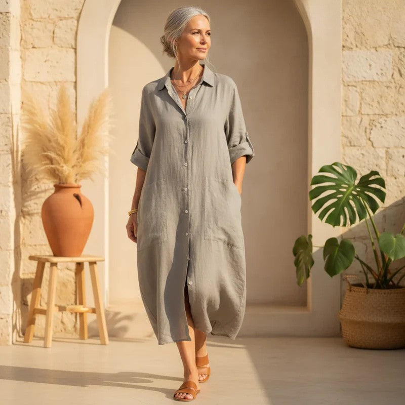 Paige | Women's Buttoned Breeze Midi Dress