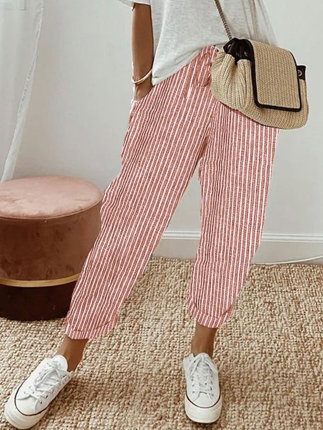 Women's Relaxed Lotte Luxe Comfort Trousers with Pockets