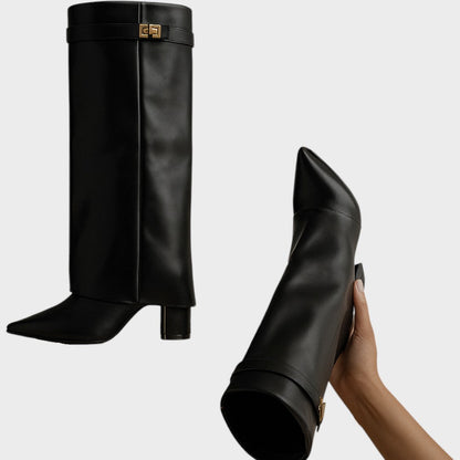 Luna |  High-Top Leather Boots