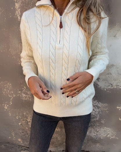 Rosalia | Relaxed Premium Casual Half-Zip Jumper
