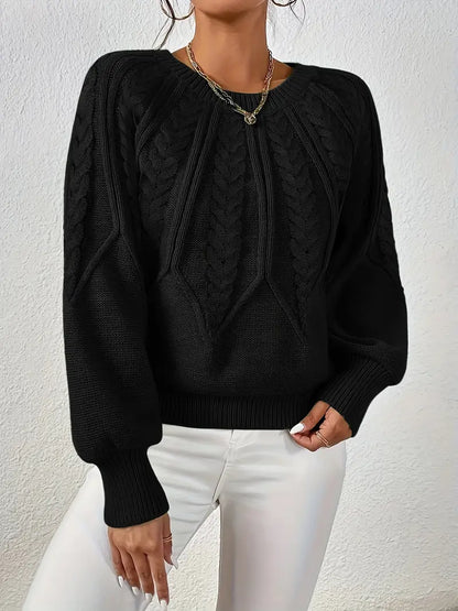 Jane | Women's Relaxed Elegant Long Sleeved Pullover Jumper