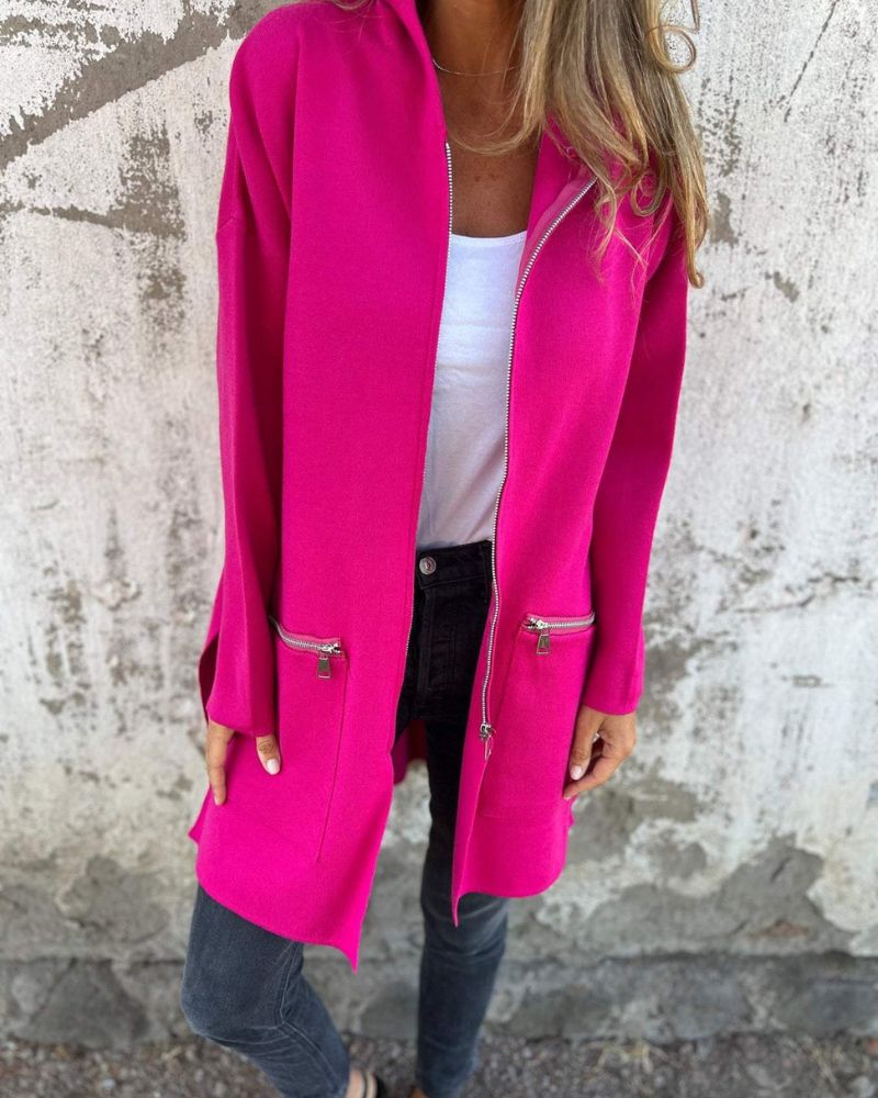 Naomi | Women's Casual Hooded Jacket with Hooded and Long Sleeve