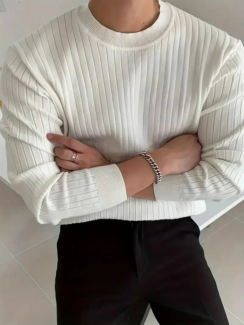 Men's Brit & Boho | Mike Essential Crew Neck Jumper