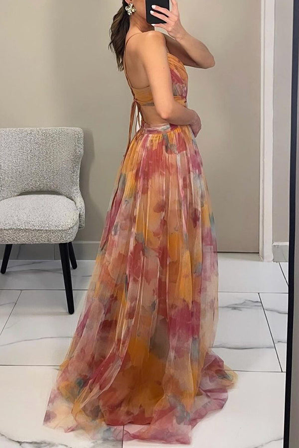 Valerie | Women's Elegant Floral Maxi Dress