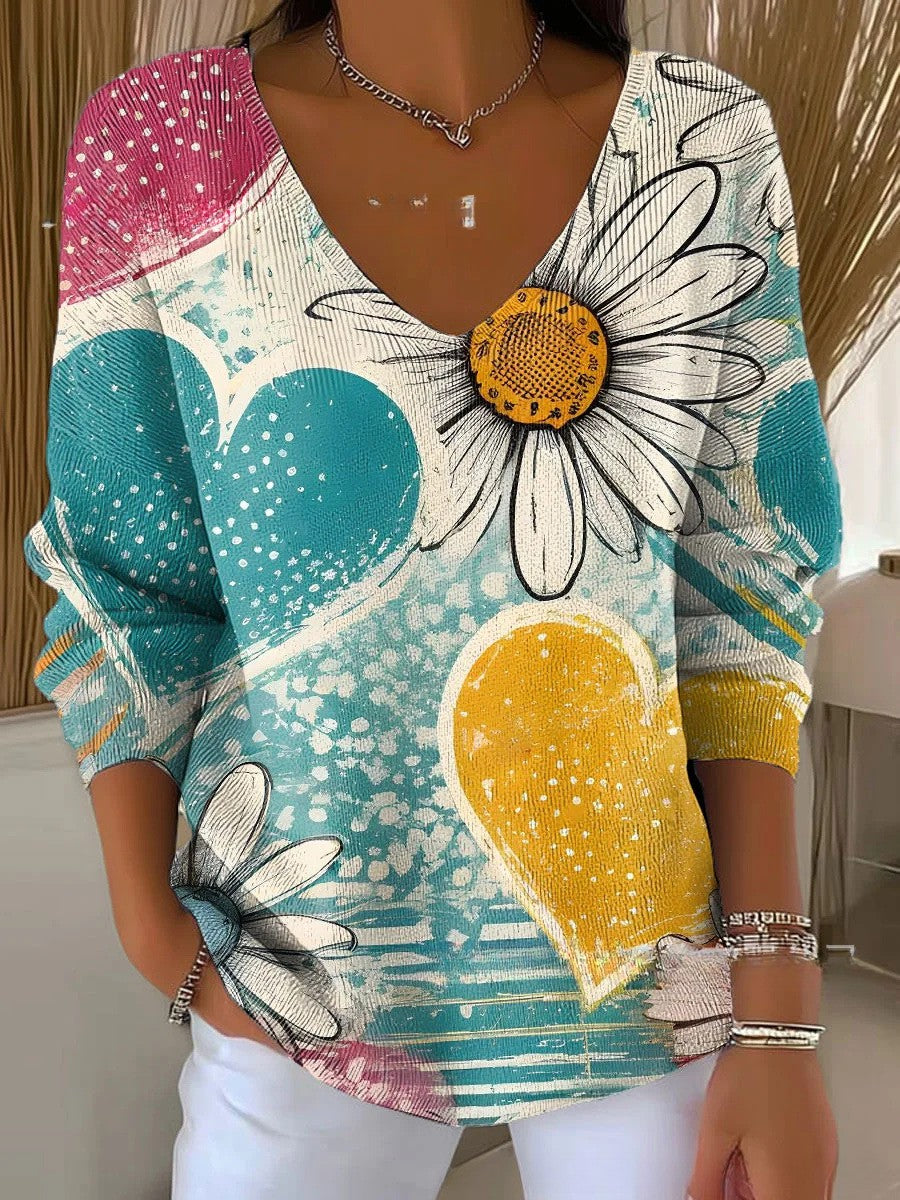 Beatrice | Women's Pullover with V-Neck