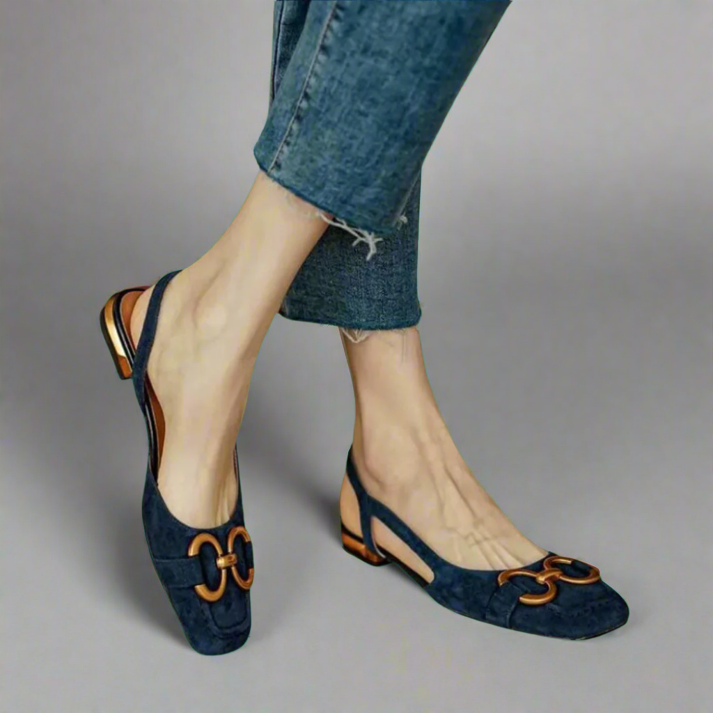 Adelrun | Women's Breathable Open-Toe Elegant Orthopedic Sandals with Block Heel