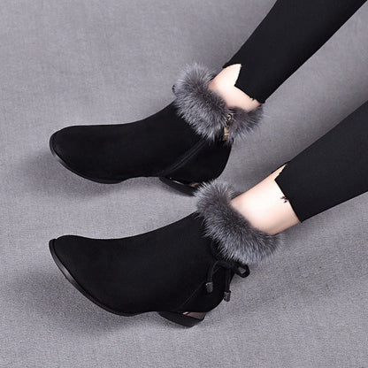 Stacey | Women's Cushioned Slip-On Soft Ankle Boots