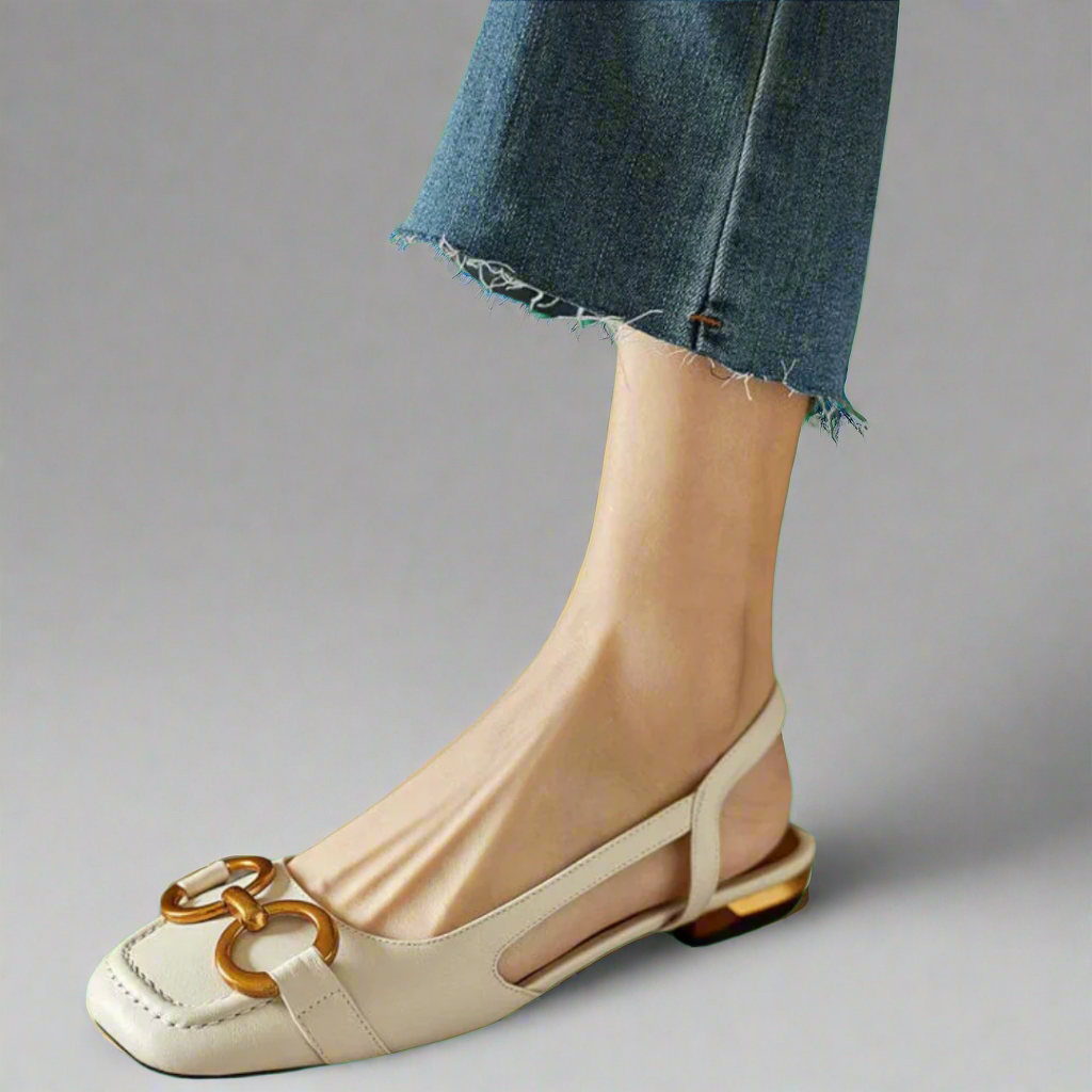 Adelrun | Women's Breathable Open-Toe Elegant Orthopedic Sandals with Block Heel