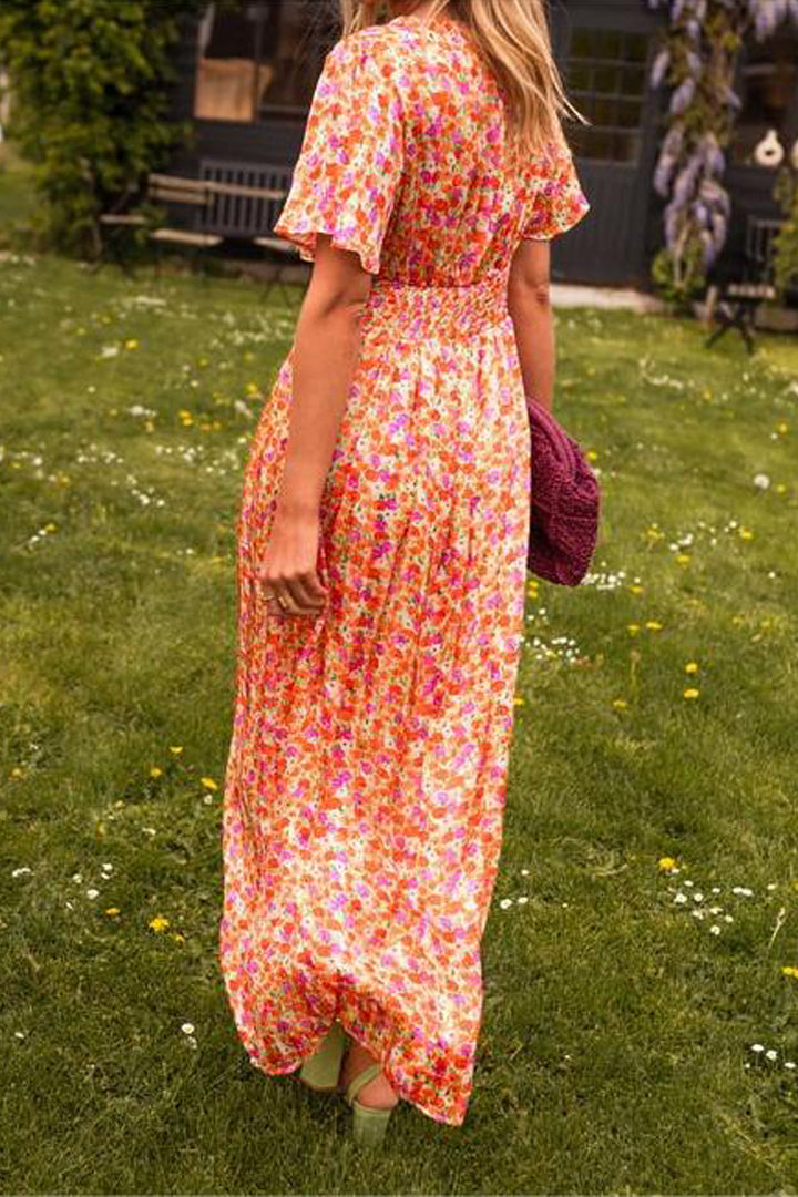Pauline | Women's Long Maxi dress with floral print