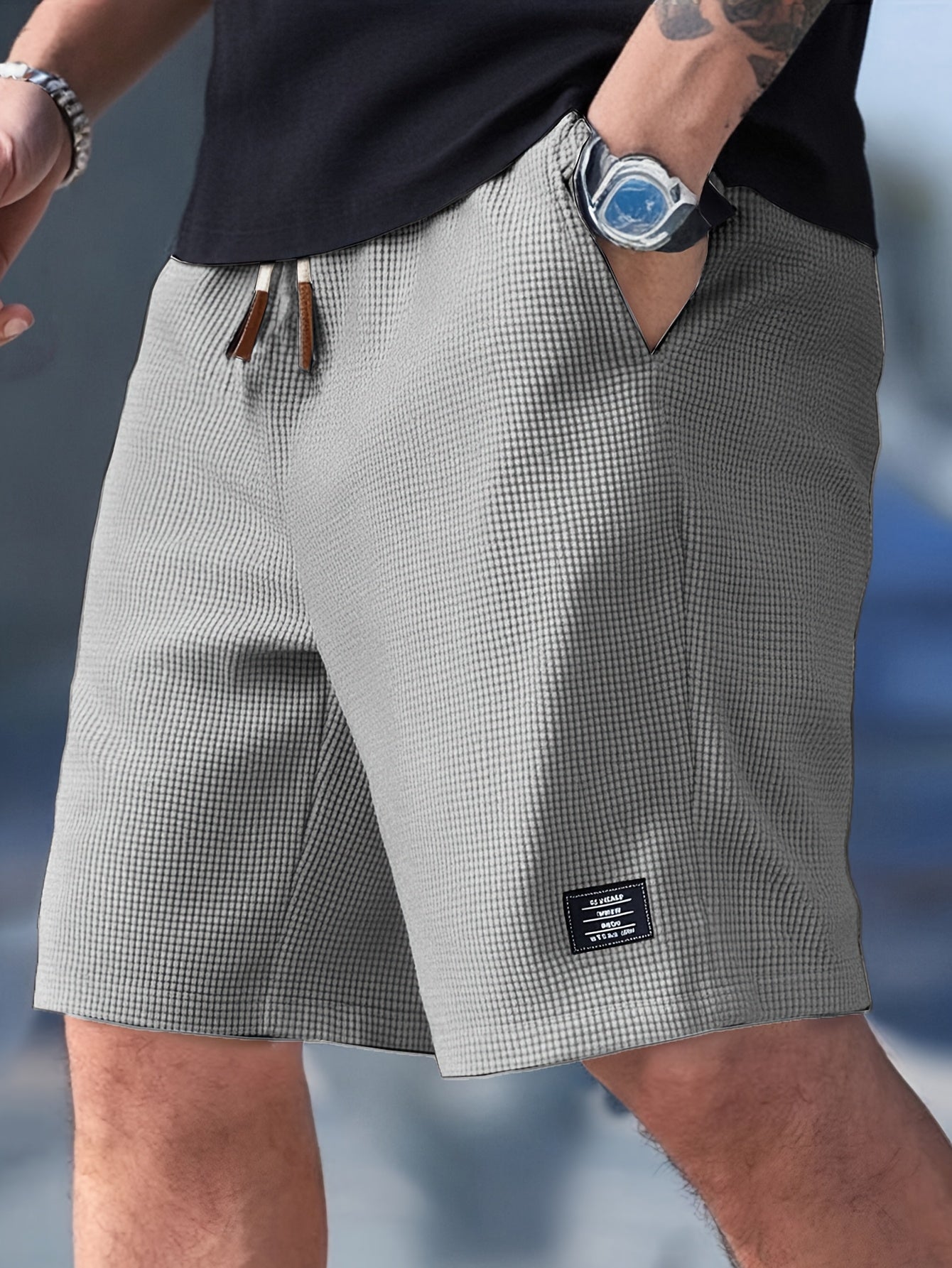 Nathan | Men's Elegant Summer Shorts with Drawstring