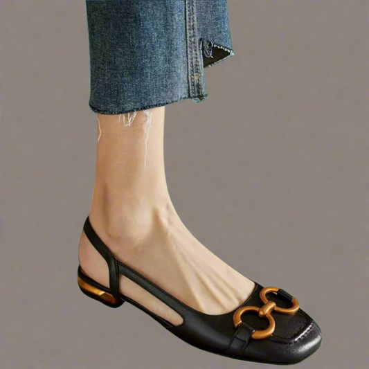 Adelrun | Women's Breathable Open-Toe Elegant Orthopedic Sandals with Block Heel