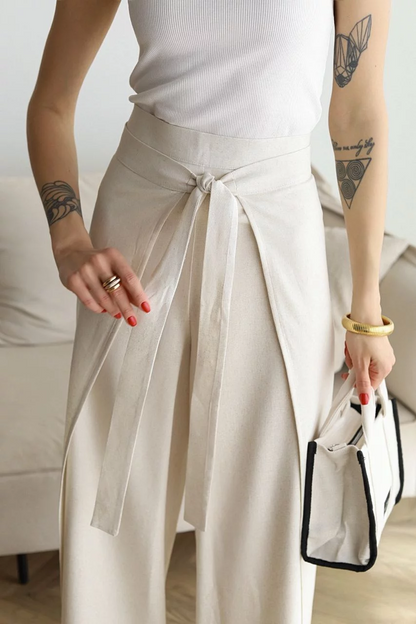 Marika | Women's Wide Trousers with Pockets