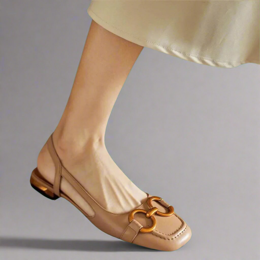 Adelrun | Women's Breathable Open-Toe Elegant Orthopedic Sandals with Block Heel