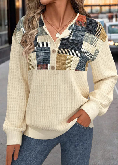 Linora | Women's Patchwork with Buttons
