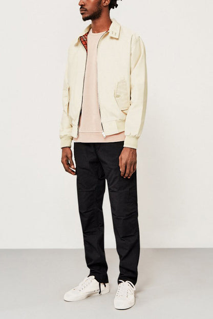 Harry Stone Jacket with Pockets and Round Neck