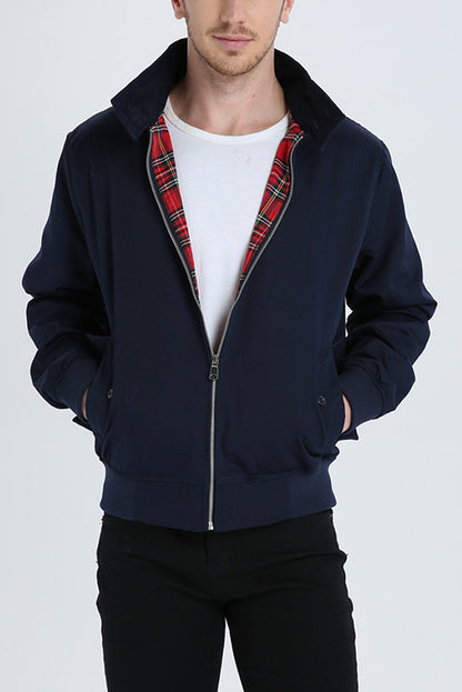 Harry Stone Jacket with Pockets and Round Neck
