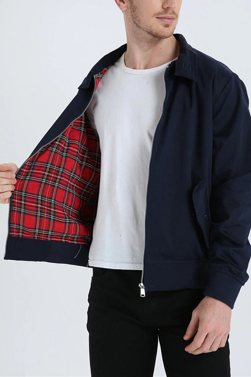 Harry Stone Jacket with Pockets and Round Neck