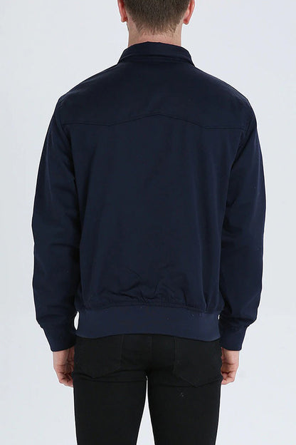 Harry Stone Jacket with Pockets and Round Neck